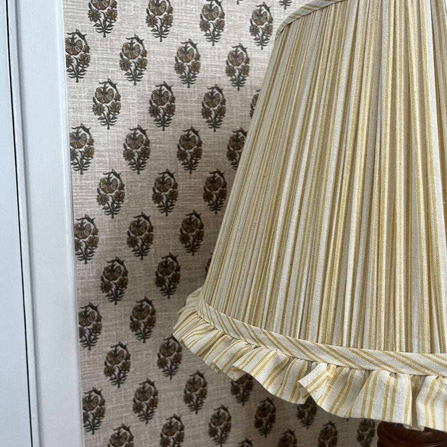 Yellow Stripe Lampshade